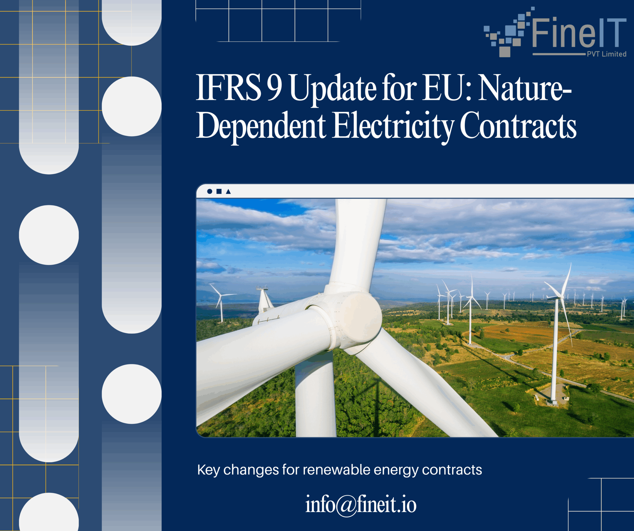IFRS 9 Update: New Amendments on Nature-Dependent Electricity Contracts – What You Need to Know